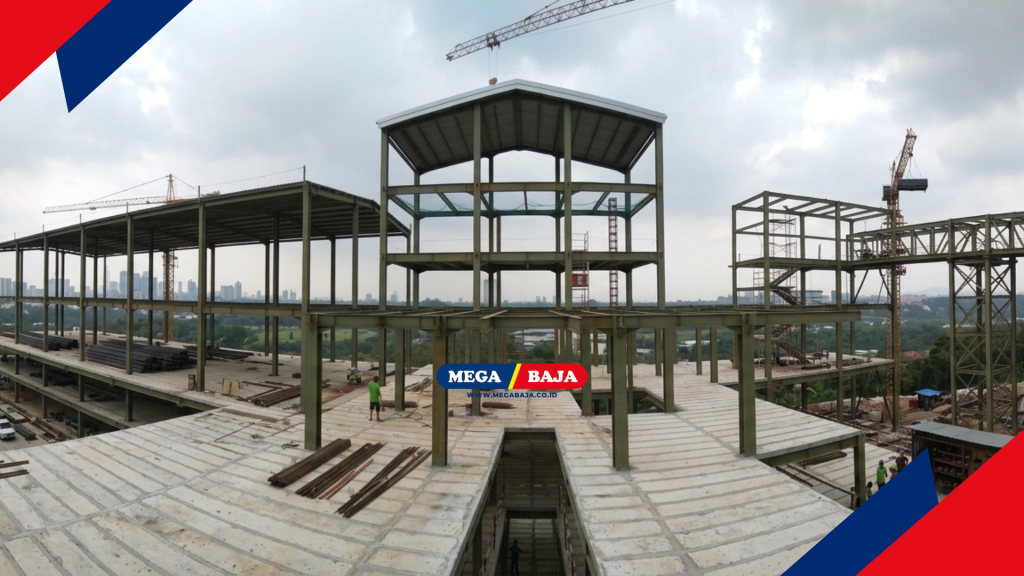 Proses perakitan Besi WF 150 di lapangan tergolong sangat cepat