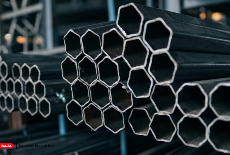Pipa Hexagonal Galvanis Grade Biru 2 Inchi untuk Kekuatan Konstruksi Bangunan Anda