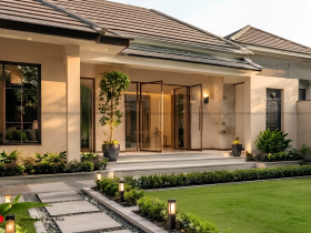 Rumah Yang Mencirikan Bersih dan Sehat dan Melalui Konstruksi Bangunan dan Halaman