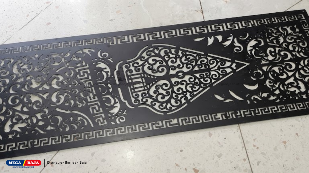 Plat Laser Cutting Motif Presisi Tinggi