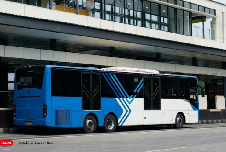 Strategi Efisiensi Material Baja Pada Pembangunan Halte Transjakarta Komsen Jatiasih Bekasi