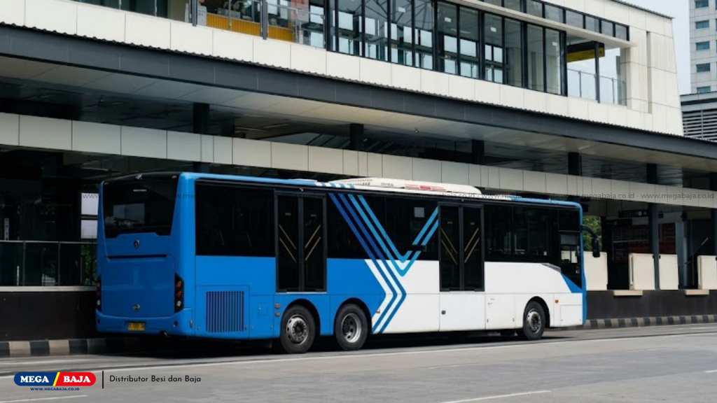 Proyek Halte Transjakarta Komsen Jatiasih