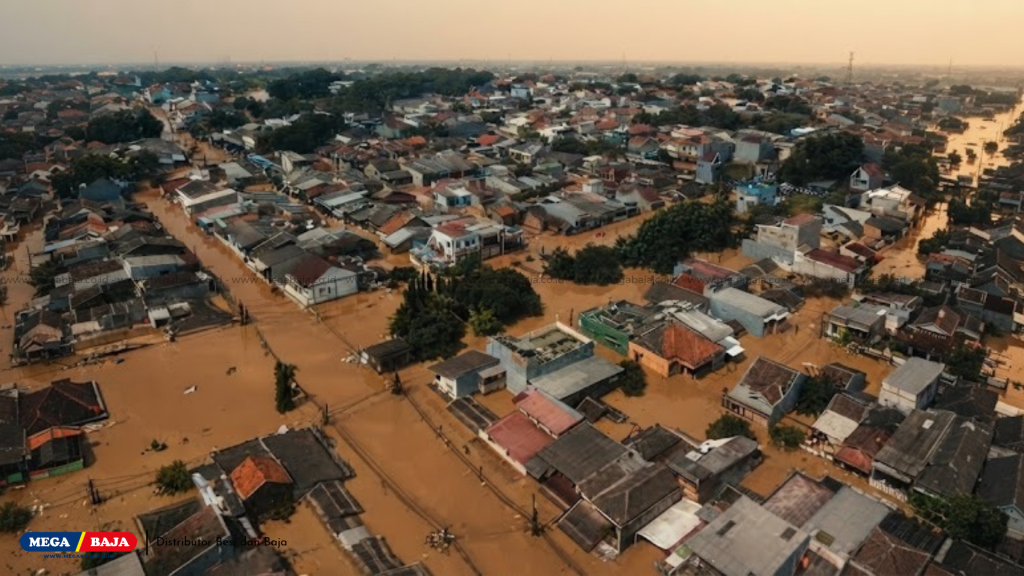 dorongan derasnya arus banjir wajib masuk dalam kalkulasi struktur awal perencanaan