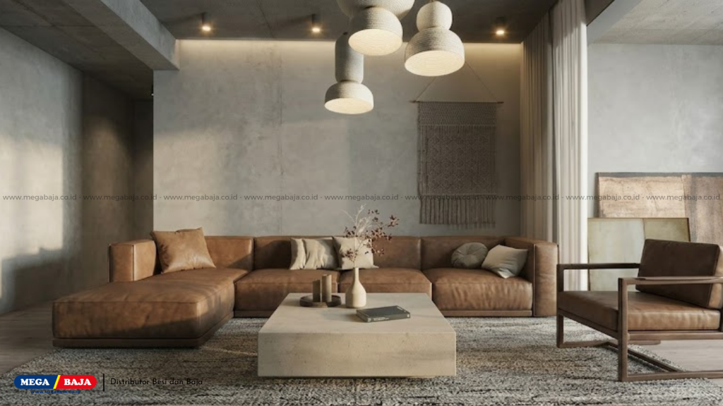 Menciptakan Suasana Rumah Melalui Perpaduan Material Interior Yang Earthy Warm !