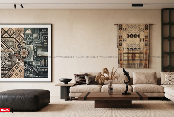 Menciptakan Suasana Rumah Melalui Perpaduan Material Interior Yang Earthy Warm !