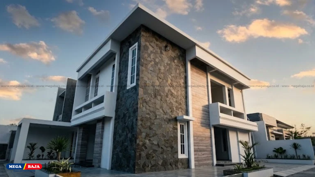 Apakah batu alam cocok diterapkan pada dinding luar rumah di iklim tropis?