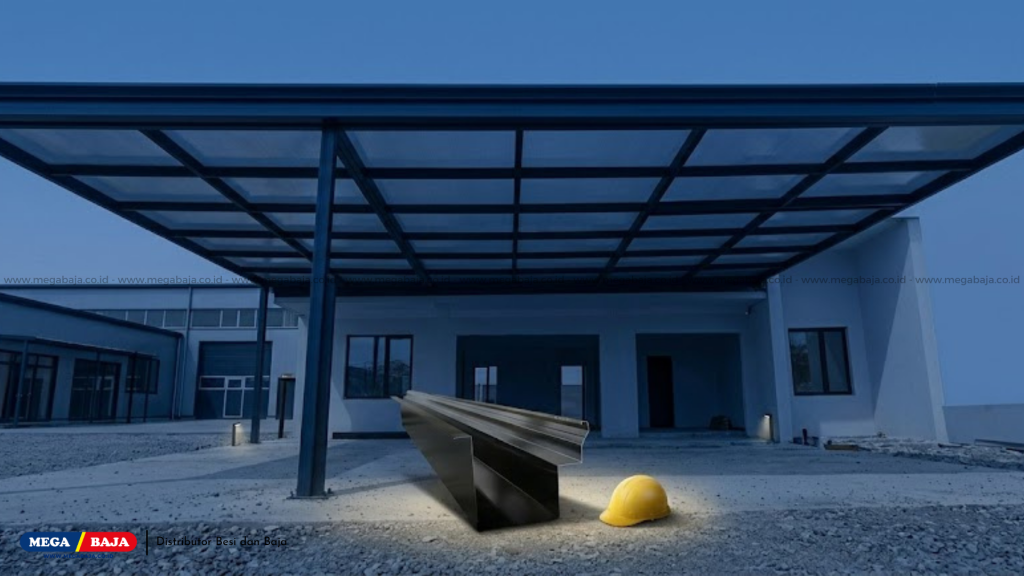 Sistem drainase atap menggunakan Talang Cordoba Mega Baja memberikan solusi efisien
