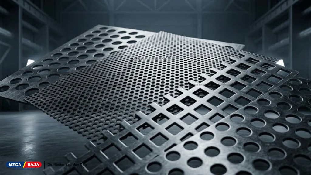 Ketebalan plat perforated sangat bervariasi mulai dari 1,0 mm hingga 2,0 mm