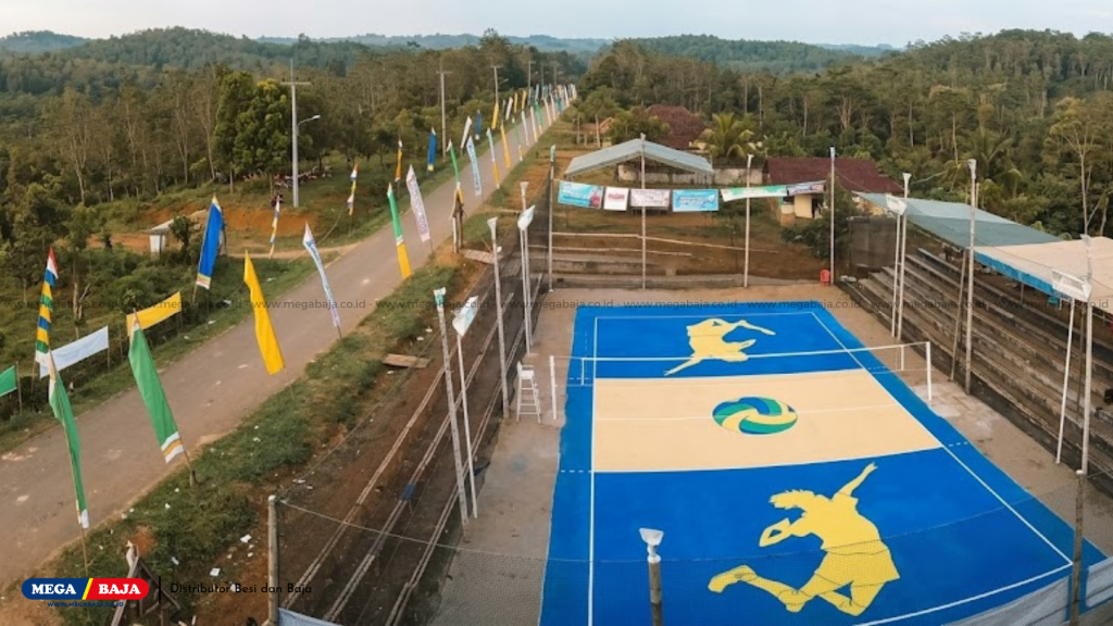 Renovasi arena voli memerlukan ketepatan dimensi teknis