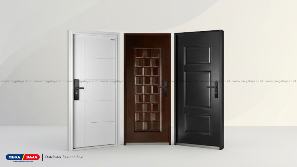 Apakah pintu baja minimalis terasa sangat berat saat digunakan sehari-hari?