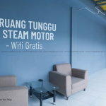 Desain Ruang Tunggu Steam Motor Nyaman Beserta Estimasi Biaya Bangunan