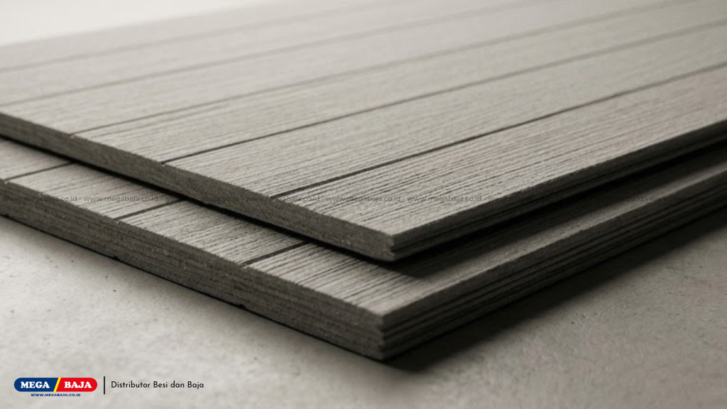 Penggunaan material Plank dan Deco Board