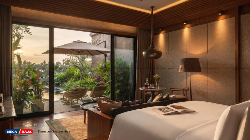 Mengoptimalkan Desain Hotel Tropis Yogyakarta Lewat Perpaduan Kayu dan Baja