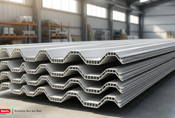 Solusi Efisiensi Bangunan Modern Menggunakan Atap Dingin Mega Shield Type 1 Hollow Panel 1130
