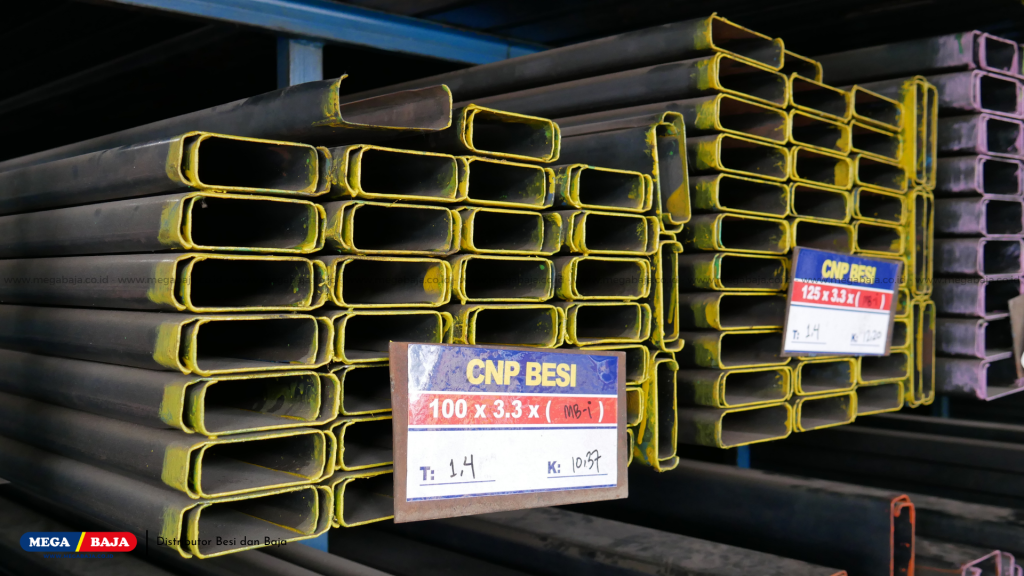 Berapa ketebalan besi CNP yang ideal untuk rangka atap gudang?