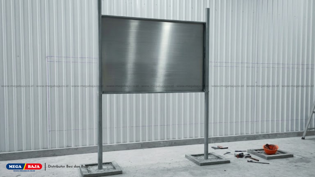 Material Signage Berbasis Plat Pemotongan Presisi