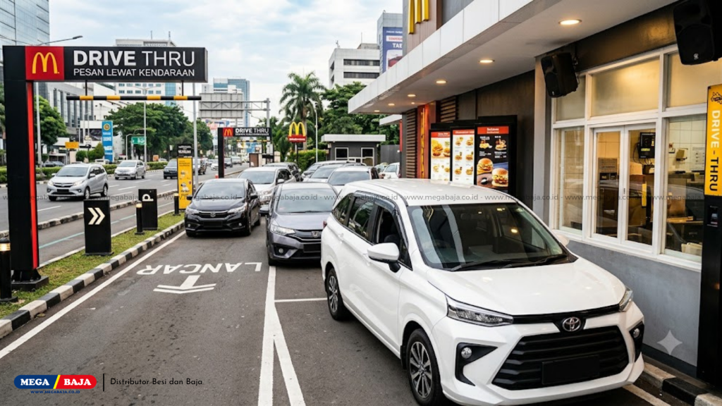 Perencanaan Dan Konstruksi Fasilitas Drive Thru