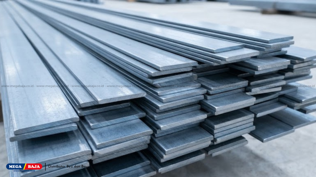 Plat Strip (Flat Bar) hadir sebagai solusi material baja bentukan berupa batang pipih
