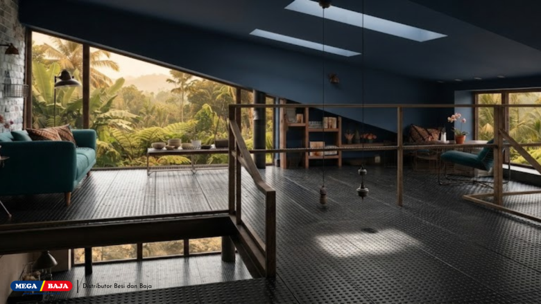 Solusi Praktis Konstruksi Lantai Mezzanine Menggunakan Mega Deck Berbahan Baja Presisi