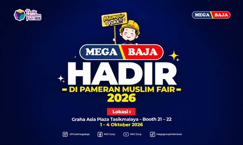 Mega Baja Siap Hiasi Tasik Muslim Fair 2026: Hadirkan Inovasi Gazebo Besi "GABES" yang Kokoh dan Modern !!