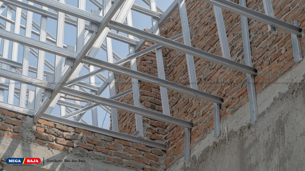 Arsitektur modern memerlukan kombinasi material baja ringan