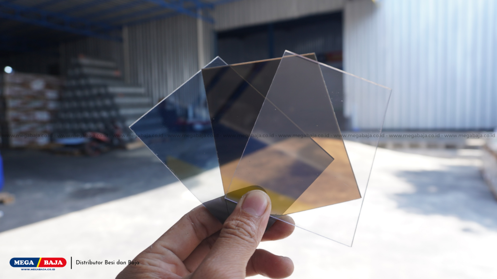 MEGA TUFF POLYCARBONATE SHEET - SAMPEL ASLI MEGA BAJA
