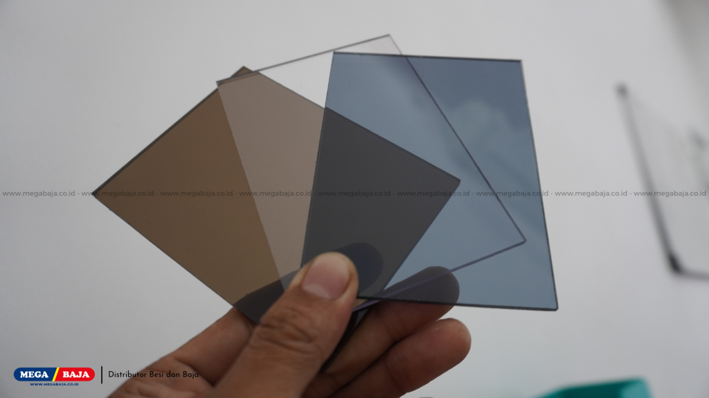 MEGA TUFF POLYCARBONATE SHEET - SAMPEL ASLI MEGA BAJA