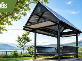 Mengenal Gabes Gazebo Besi Solusi Bangunan Outdoor Modern yang Kuat dan Efisien