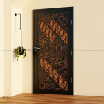 Pintu Plat Besi Laser Cutting Ellip Iron Art: Solusi Keamanan Dan Estetika Properti Anda