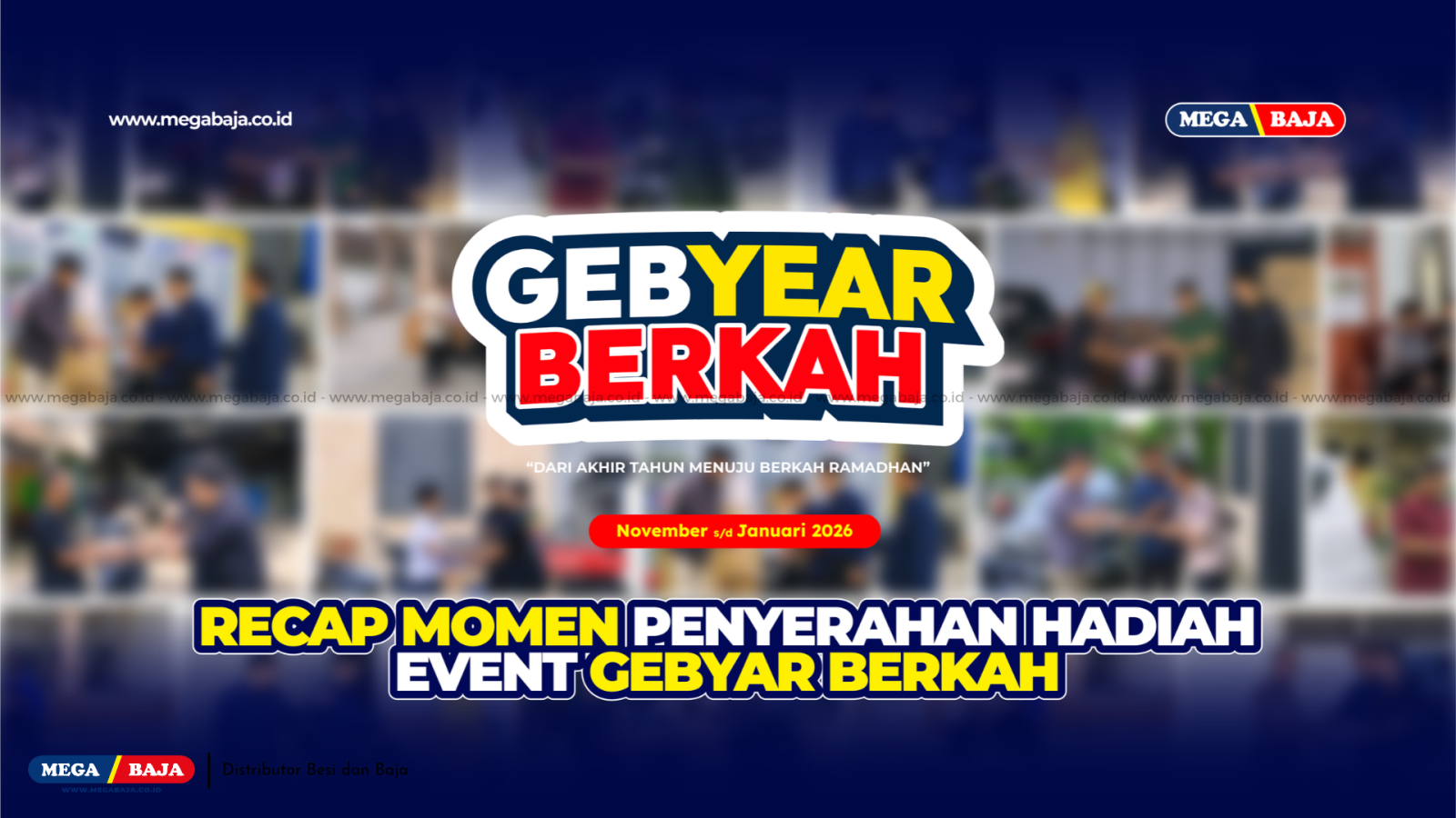 Rekap Momen Penyerahan Hadiah Gebyar Berkah Mega Baja: Senyum Bahagia!