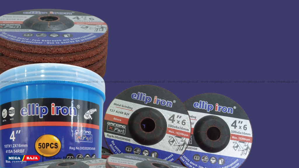 Spesifikasi Teknis Batu Gerinda Ellip Iron