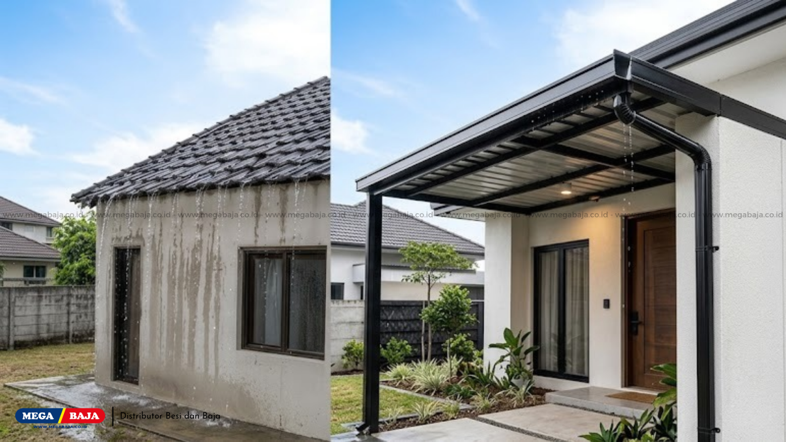 Solusi Terbaik Mencegah Air Hujan Merusak Bangunan Hunian Anda dengan Talang Cordoba