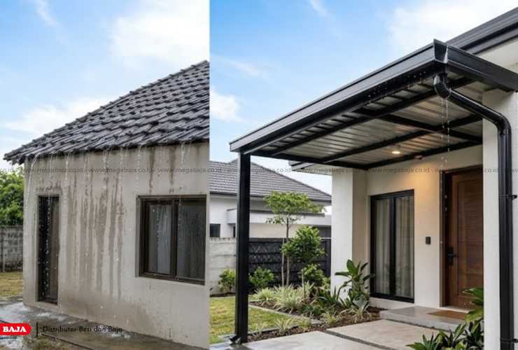 Solusi Terbaik Mencegah Air Hujan Merusak Bangunan Hunian Anda dengan Talang Cordoba