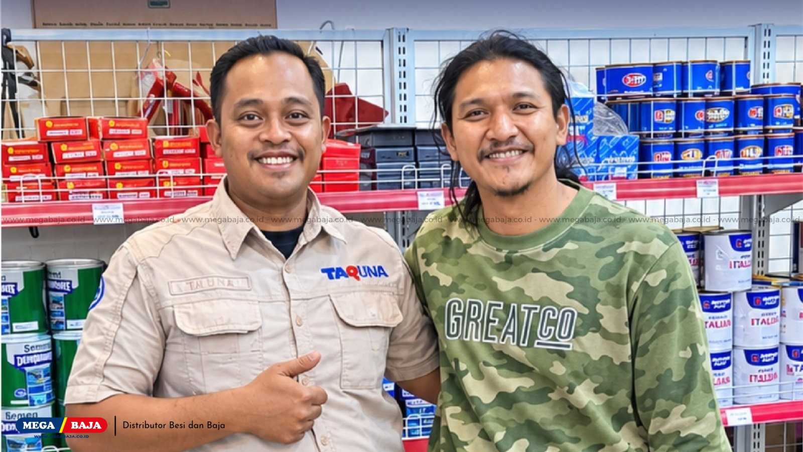 Bukan Syuting FTV! Artis Qausar Harta Yudana Kedapatan Borong Bahan Konstruksi di Mega Baja untuk Coffee Shop
