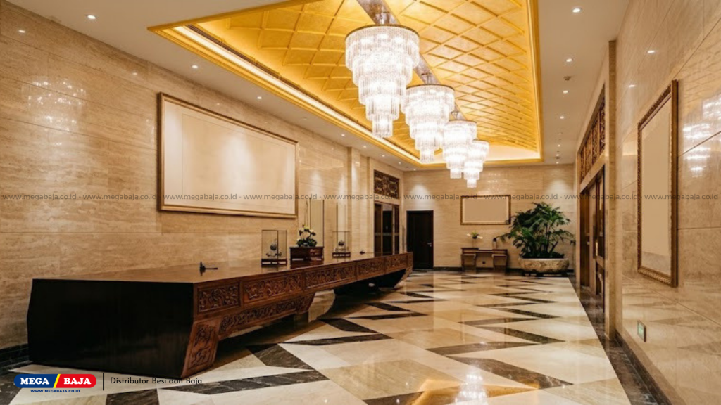 GRANIT dipakai di Lobby Hotel