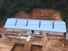 Proyek Pembangunan Gudang 1.200 M² !! dengan Atap Dingin Megawall Two Tone dari RTC - Mega Baja Leuwiliang !!