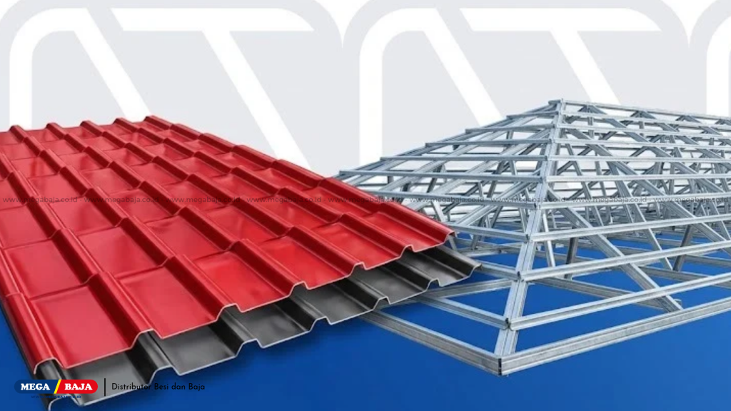 Atap UPVC Mega Roof dirancang menggunakan material Unplasticized Polyvinyl Chloride