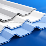 Atap Dingin 100cm x 4 Meter putih Mega Shield  : Solusi Efisien Atap Sejuk Bebas Bising