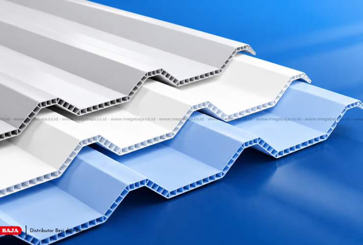 Atap Dingin 100cm x 4 Meter putih Mega Shield  : Solusi Efisien Atap Sejuk Bebas Bising