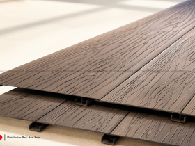 Strategi Memilih Mega Deck Motif Serat Kayu : Penerapan Pada Desain Arsitektur Modern