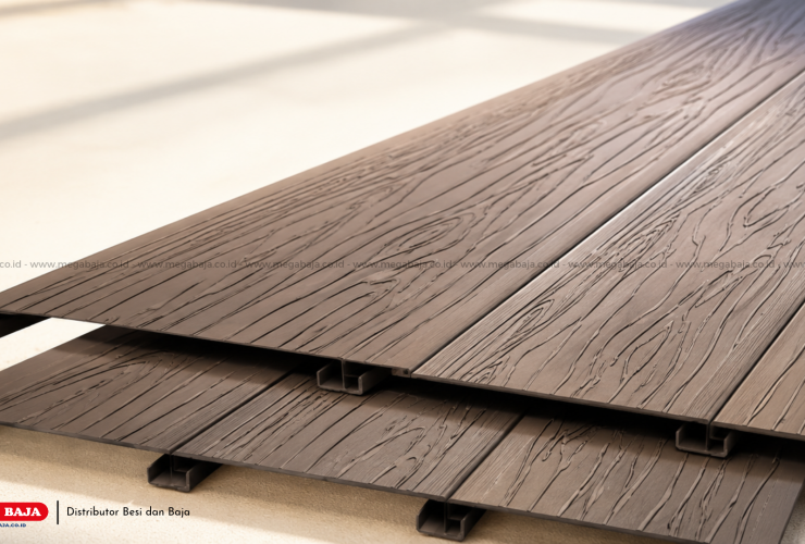 Strategi Memilih Mega Deck Motif Serat Kayu : Penerapan Pada Desain Arsitektur Modern