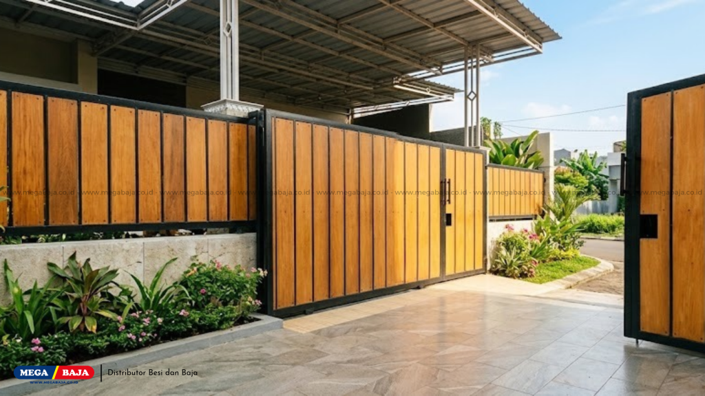 Karakteristik Pagar GRC Woodplank Fasad Modern