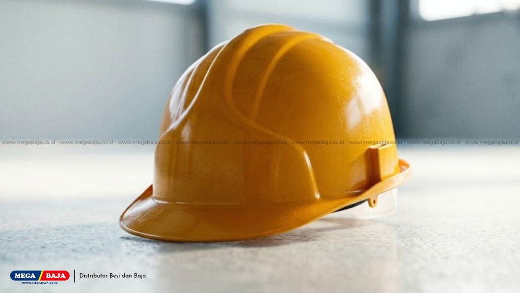 keberadaan pekerja yang tidak menggunakan helm