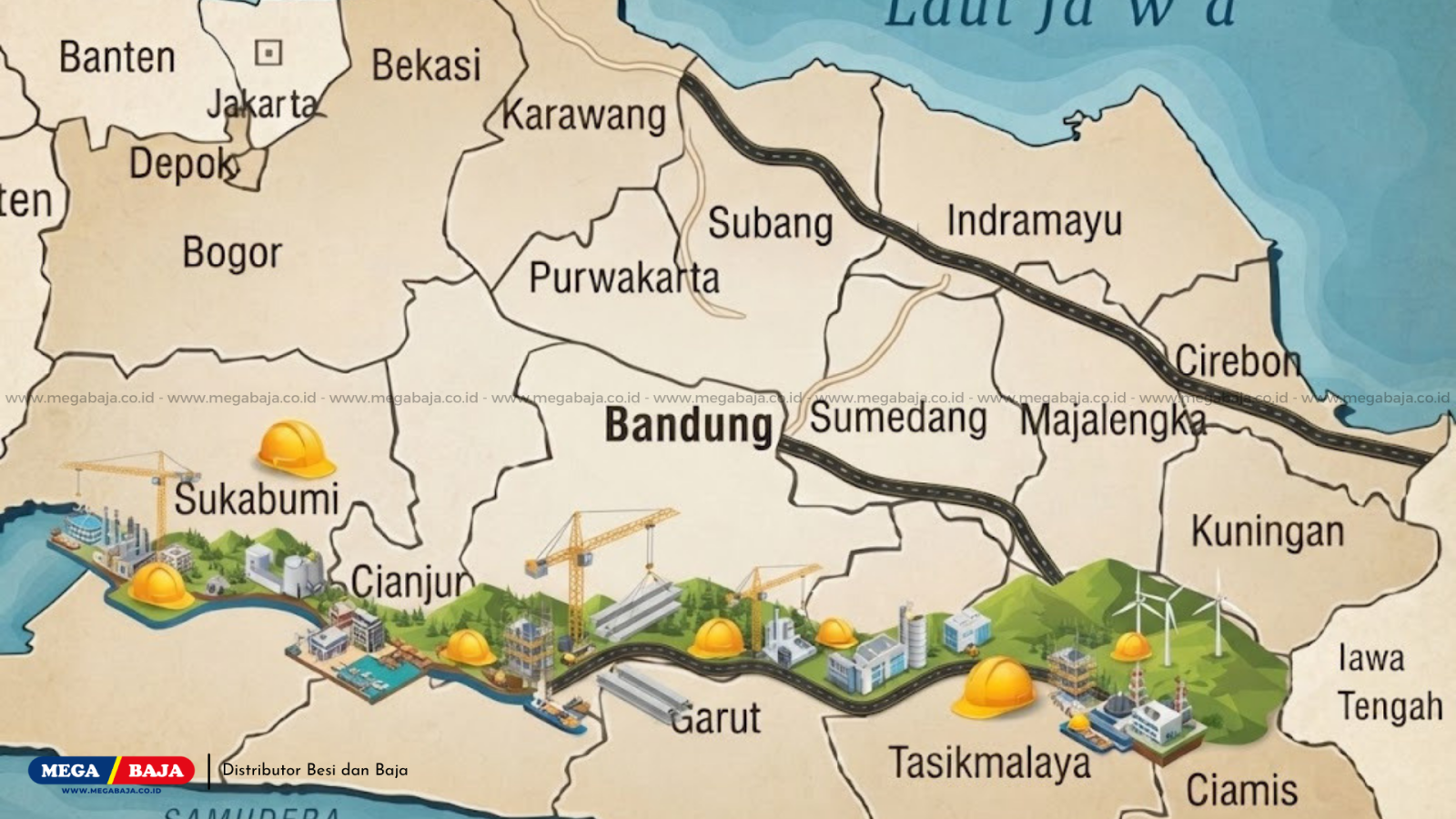 Peluang Bisnis Konstruksi !: Strategi Strategis Pembangunan Jawa Barat bagian Selatan, GURILAPS !