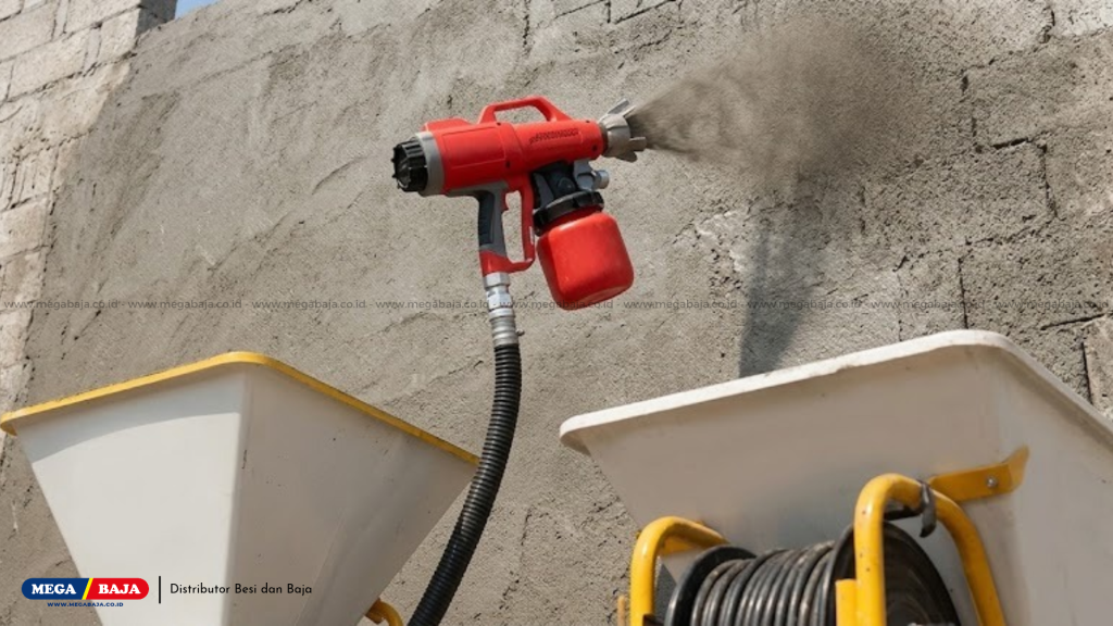 Plester Semprot Otomatis (Sprayable Plaster)