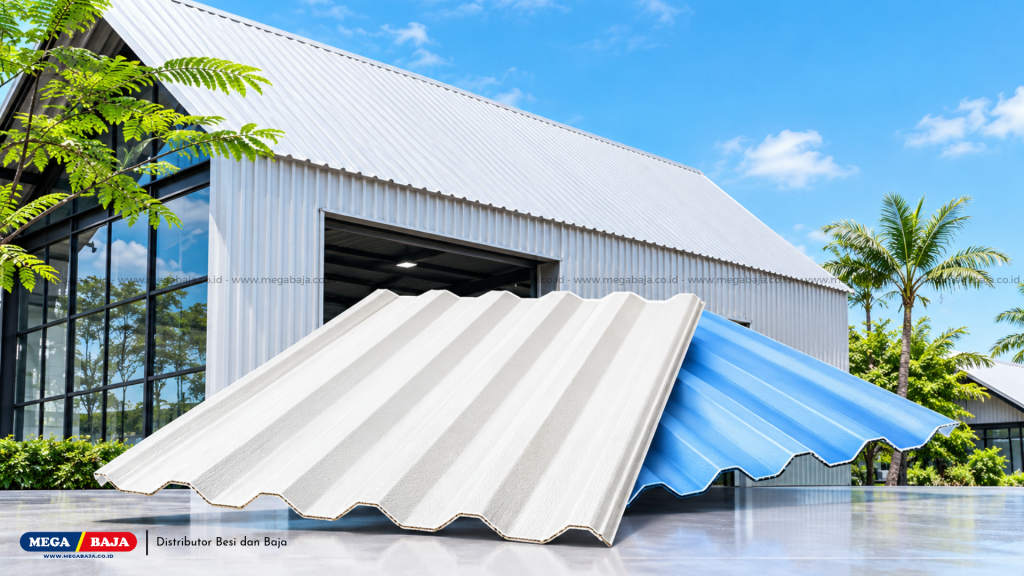 Atap Dingin Mega Shield Solusi Bangunan Modern : Solusi Atap Dingin Mega Shield Double Layer