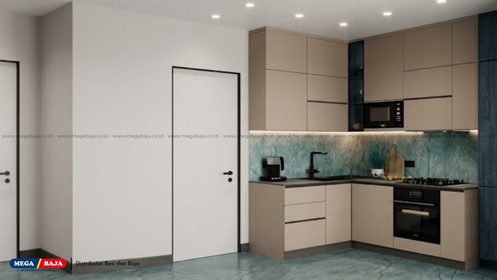 PVC Board sangat populer digunakan untuk kitchen set bawah