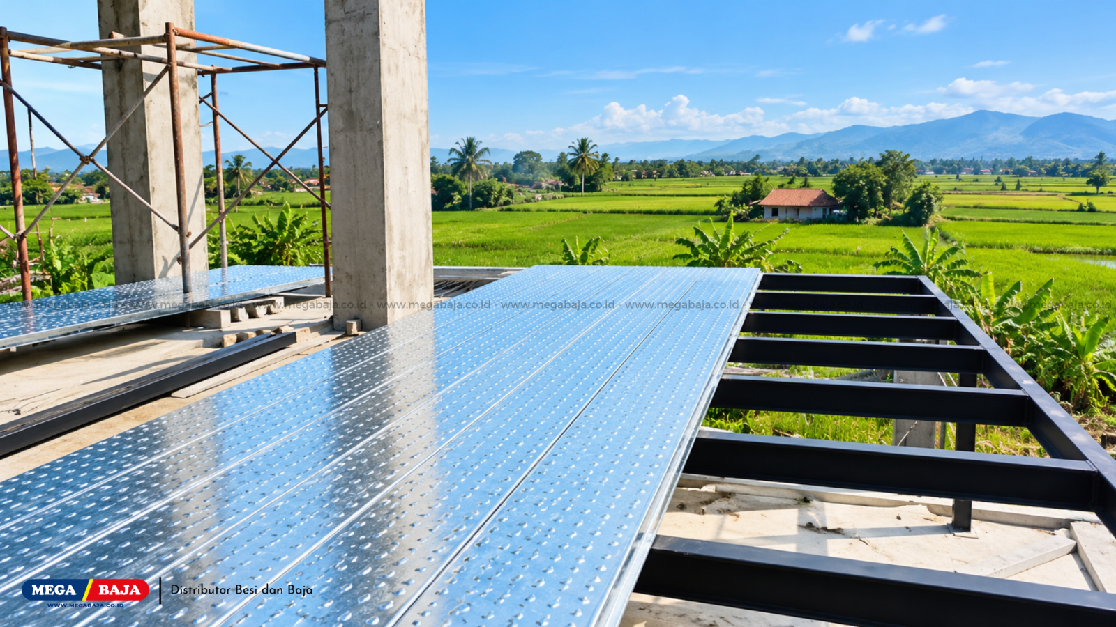 Bikin Lantai Mezzanine Makin Kokoh dan Estetik Pakai Mega Deck dari Mega Baja!