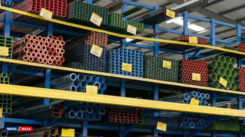 STOK BESI DAN BAJA DI MEGA BAJA BANDARJAYA LAMPUNG