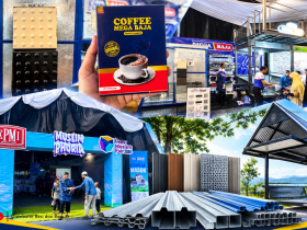 Intip Serunya Booth Mega Baja di Tasik Muslim Fair 2026: Ada Gazebo Portable hingga Atap Mega Deck! (HARI KE-1)